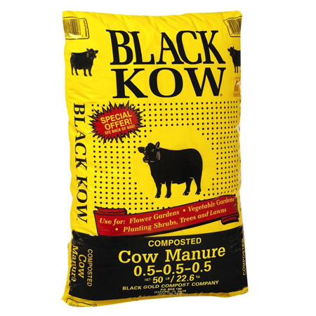black kow fertilizer for gardening and landscaping