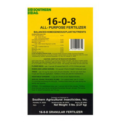 16-0-8 mixed fertilizer for sale at our lawn and garden supply shop