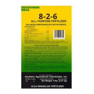 8-2-6 fertilizer professional mix for gardening and landscaping