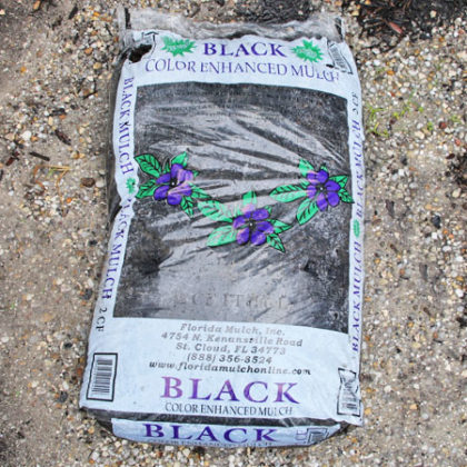 black mulch for sale at our landscape and garden supply store in lutz fl