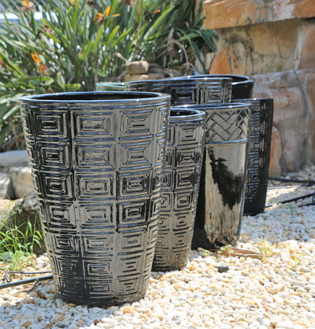 outdoor pottery and indoor pottery for backyard in tampa fl